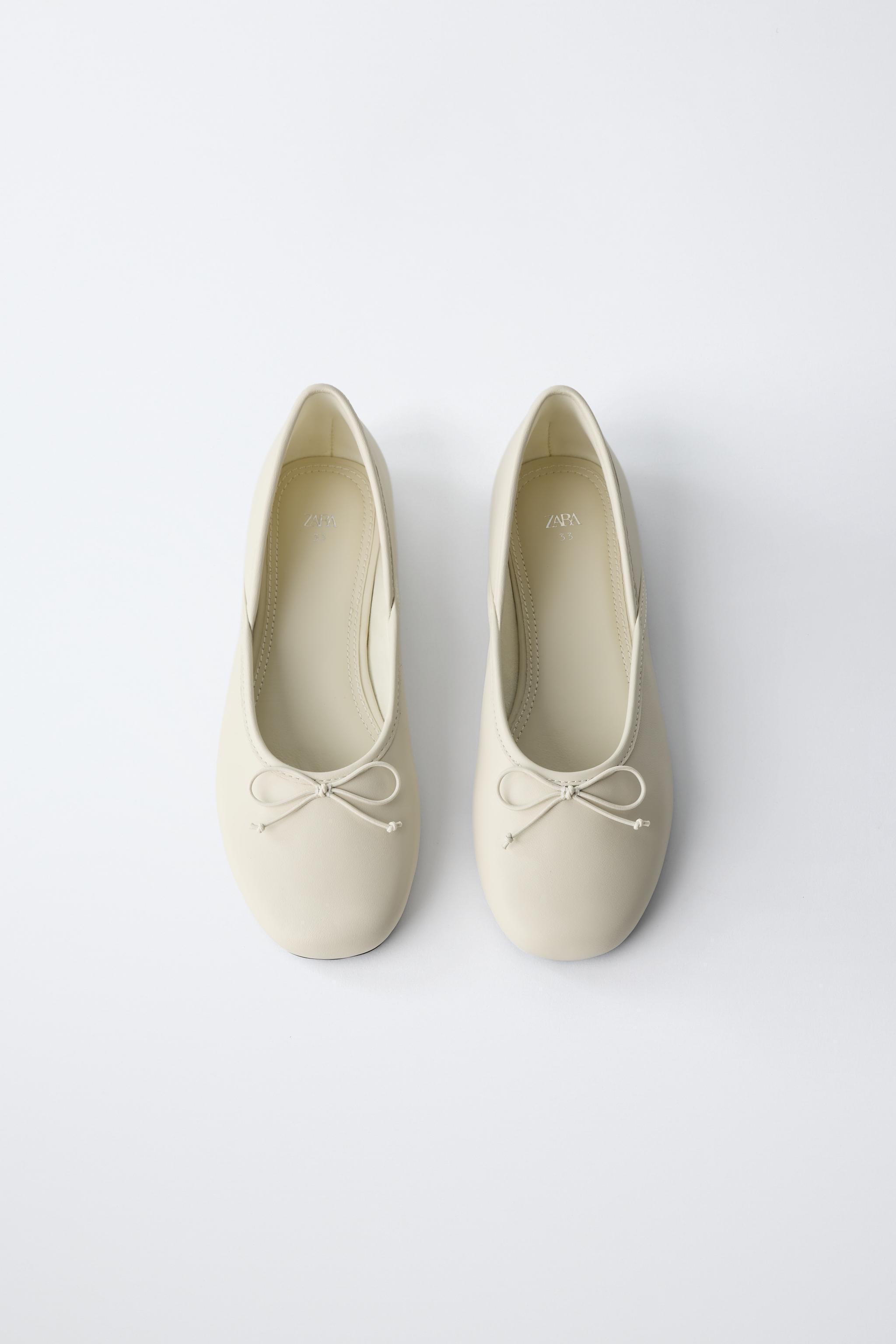 LEATHER BALLET FLATS